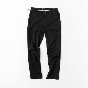BeardedGoat Union Pant Tapered Black Pockets Hike Comfort Utility Active-Fit 33